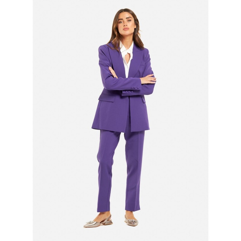 Blazer Alma En Pena Droit Suit Jaune Femme | EAE-95408505